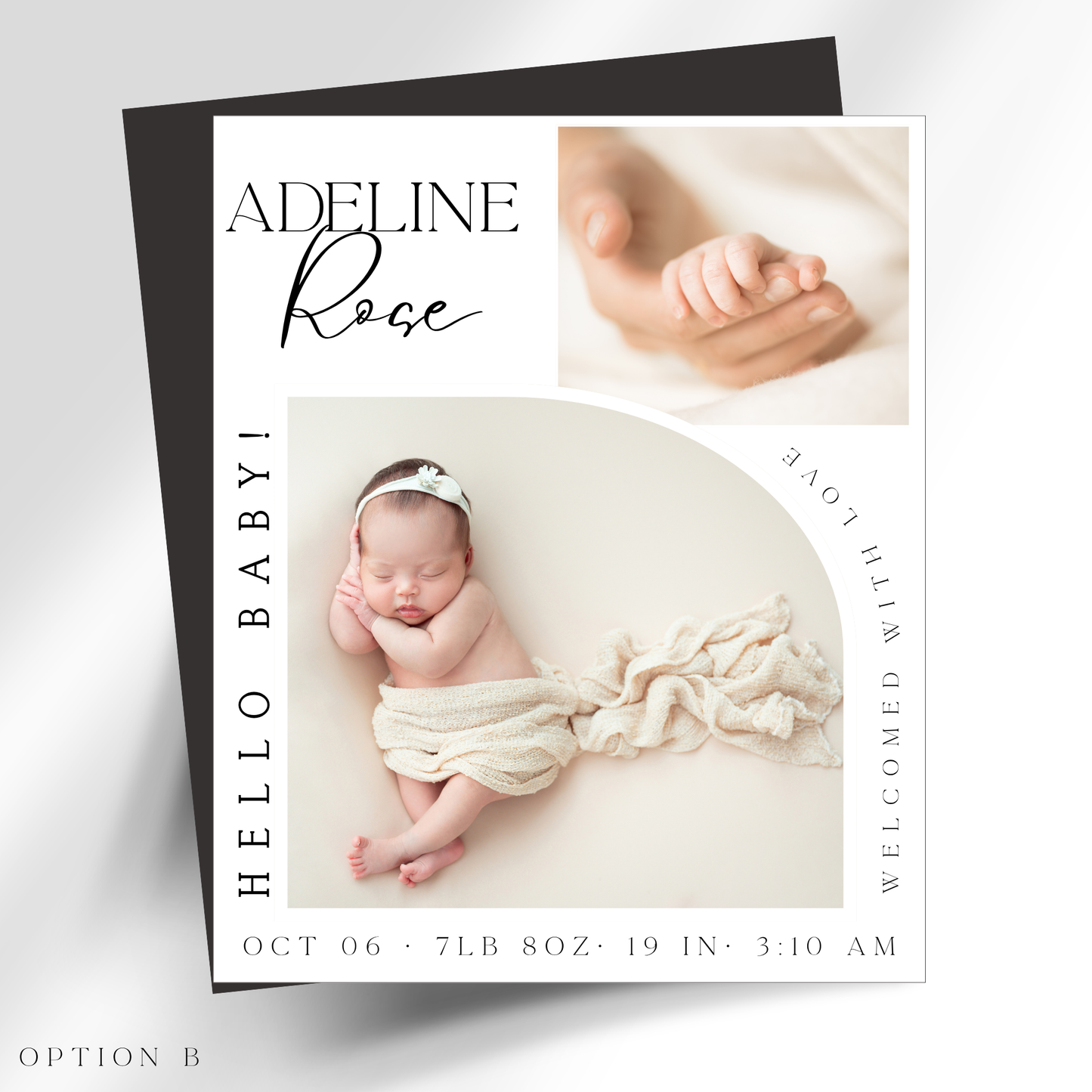 Birth Announcement Personalized Photo Magnets